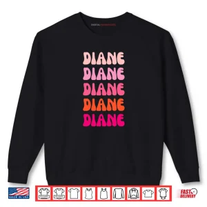 Sweatshirt Diane Retro Stack Design Shirt