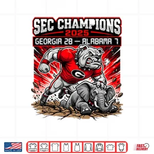 Design SEC Champions Georgia 28 Alabama 7 Shirt