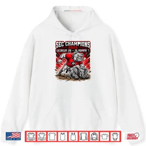 Hoodie SEC Champions Georgia 28 Alabama 7 Shirt