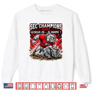 Sweatshirt SEC Champions Georgia 28 Alabama 7 Shirt