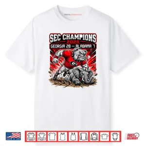 SEC Champions Georgia 28 Alabama 7 Shirt