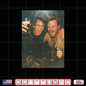 Design Anakin Skywalker And Obi Wan Kenobi Shirt