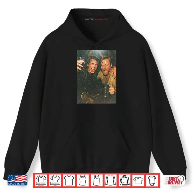 Hoodie Anakin Skywalker And Obi Wan Kenobi Shirt