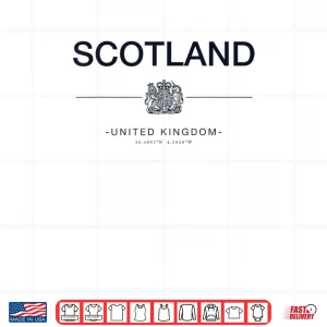 Design Scotland Gift United Kingdom Shirt