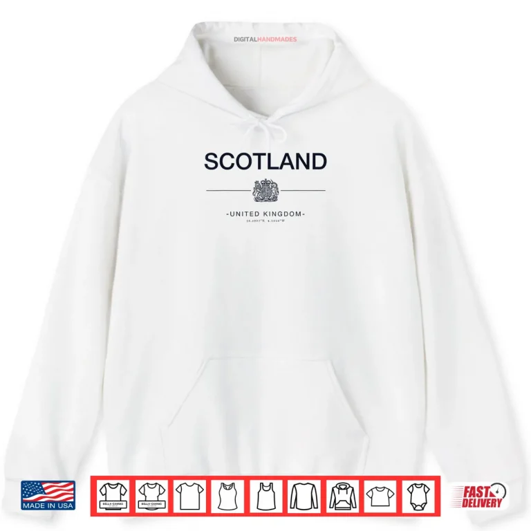 Hoodie Scotland Gift United Kingdom Shirt