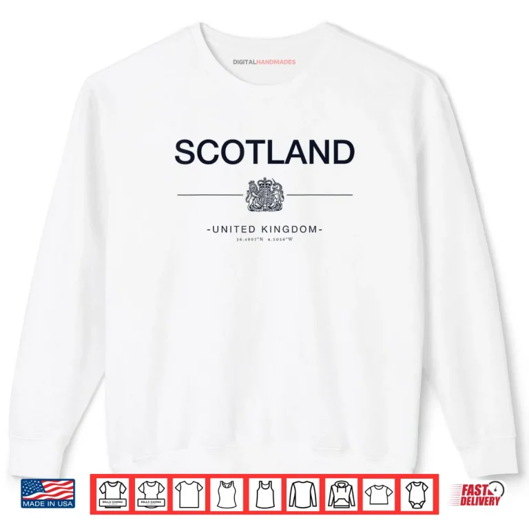 Sweatshirt Scotland Gift United Kingdom Shirt