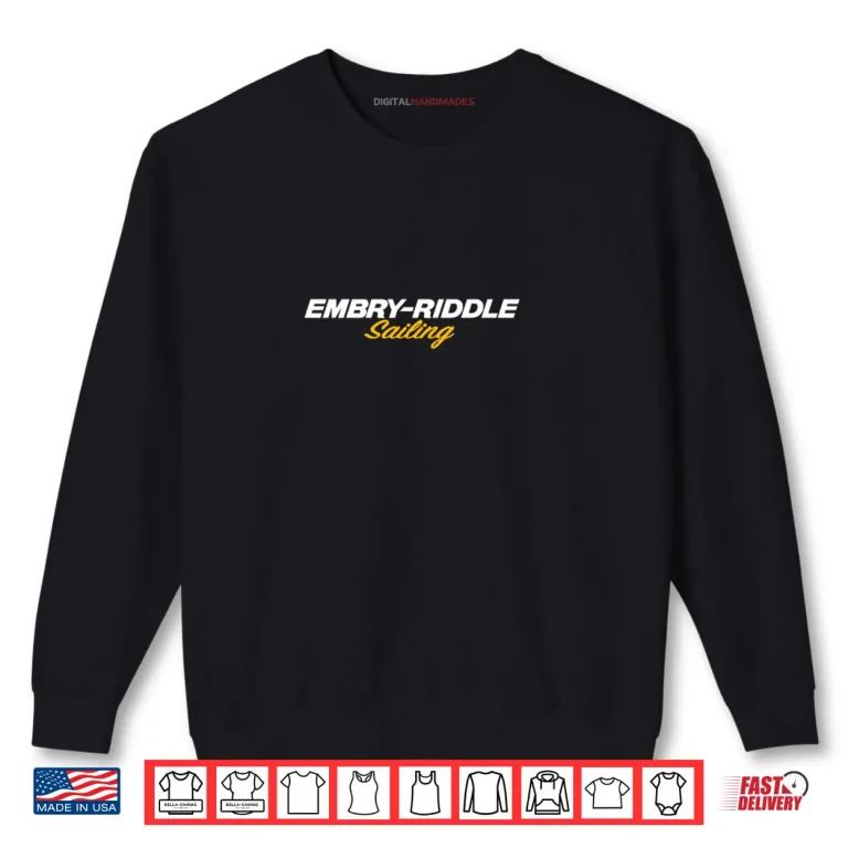 Sweatshirt Embry Riddle University ERAU Eagles Sailing Shirt