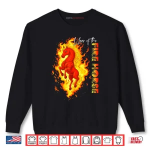 Sweatshirt Year of The Fire Horse Happy Chinese Lunar New Year 2026 Shirt