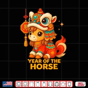 Design Chinese New Year of The Horse 2026 Lunar New Year Shirt