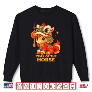 Sweatshirt Chinese New Year of The Horse 2026 Lunar New Year Shirt