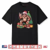 Sasquatch Christmas Tree Xmas Lights Holiday Shirt