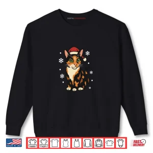 Holiday Kitten Cute Christmas Cat Design Shirt 1 Sweatshirt Holiday Kitten Cute Christmas Cat Design Shirt