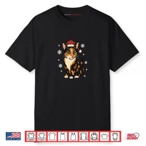 Holiday Kitten Cute Christmas Cat Design Shirt
