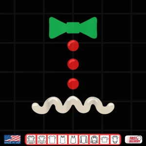 Design Gingerbread Man Costume Christmas Adult Shirt