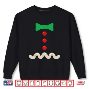 Sweatshirt Gingerbread Man Costume Christmas Adult Shirt