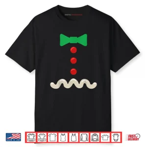 Gingerbread Man Costume Christmas Adult Shirt