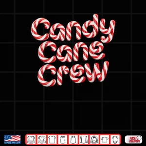 Design Candy Cane Crew Christmas Family Shirt