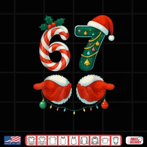 Design 67 Six Seven Couple Pajamas Christmas Shirt