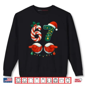 Sweatshirt 67 Six Seven Couple Pajamas Christmas Shirt