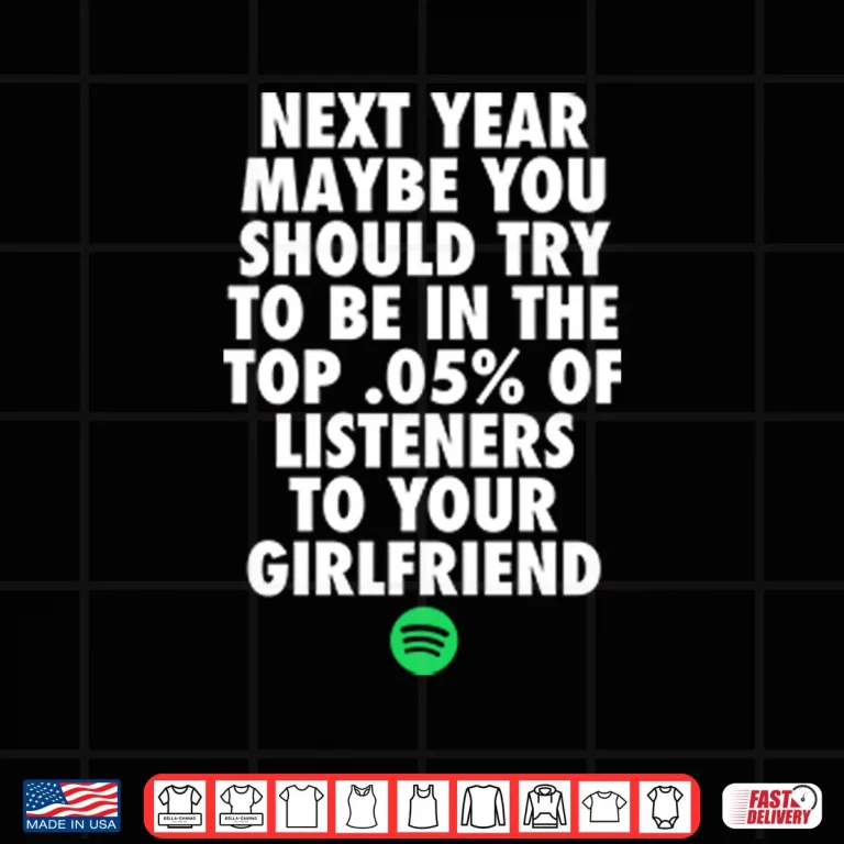 Design Next Year Maybe You Should Try To Be In The Top 0.5% Of Listeners Shirt