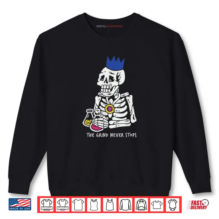 Sweatshirt OSRS Grind Never Stops Shirt 1