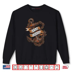 Sweatshirt Edmund Fitzgerald Lake Superior Shipwreck Rusty Anchor Shirt 1