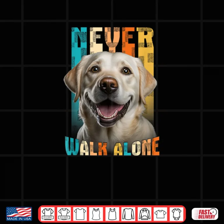 Design Dog Walker Labrador Retro Shirt 1