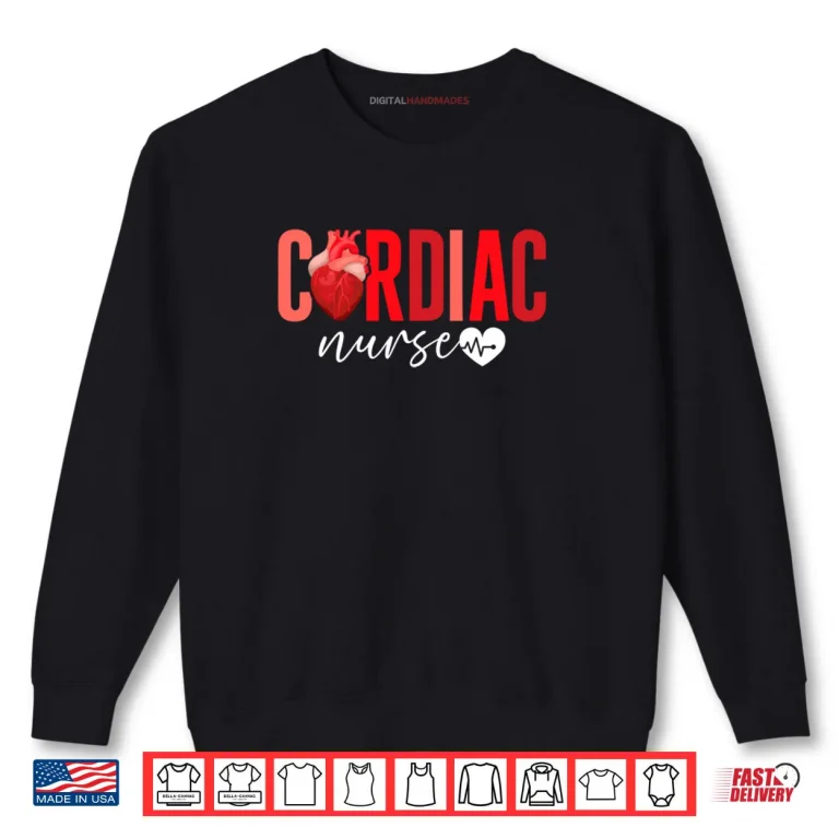Sweatshirt Cardiac Nurse Cardiology Nurse Cardiac Nursing Shirt 1
