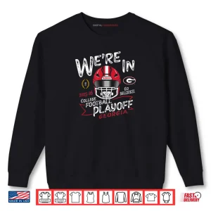 Sweatshirt Georgia Bulldogs CFP College Football Playoff 2025 26 Black Shirt