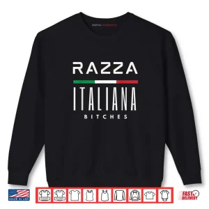 Razza Italiana Italian Flag Stripe Bold Statement Shirt 1 Sweatshirt Razza Italiana Italian Flag Stripe Bold Statement Shirt
