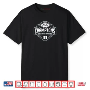 Duke Blue Devils Acc Champs 2025 Football Locker Room Shirt