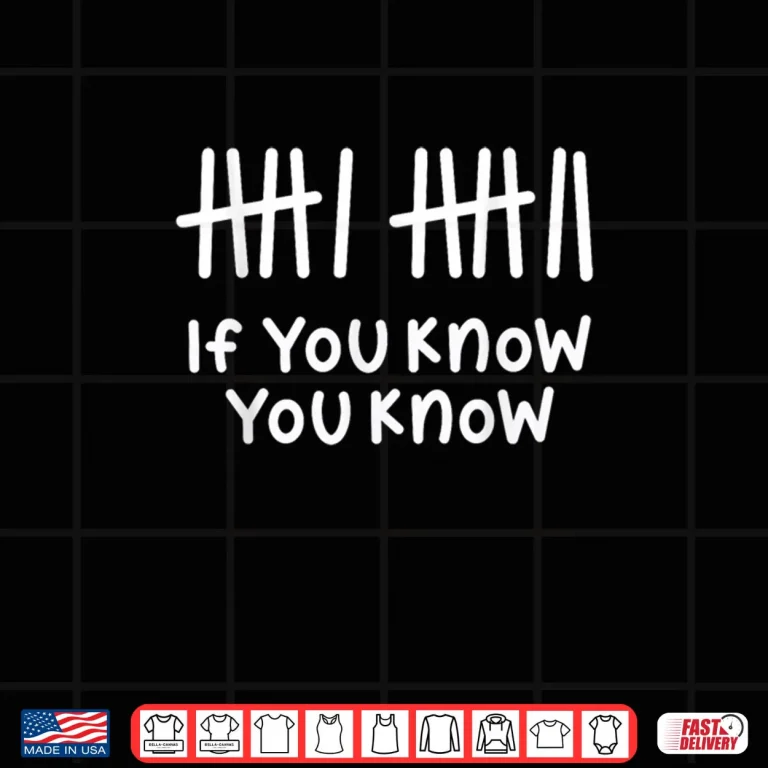 Design 6 7 Funny If You Know You Know Tally Marks Six Seven Meme Shirt