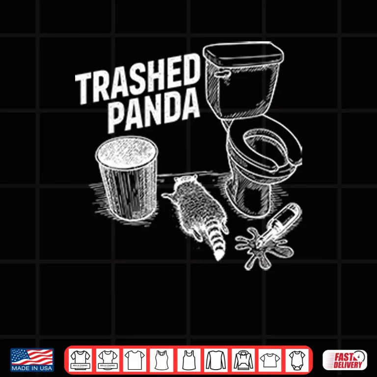 Design Trashed Panda Funny Drunk Racoon Shirt