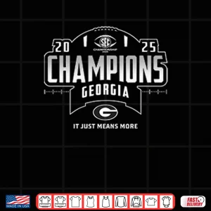 Design Georgia Bulldogs SEC Champions 2025 Shirt