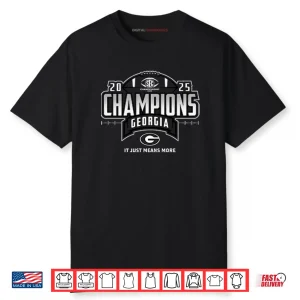 Georgia Bulldogs SEC Champions 2025 Shirt