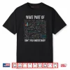 What Part of Don’t You Understand Funny Math Sarcastic Shirt