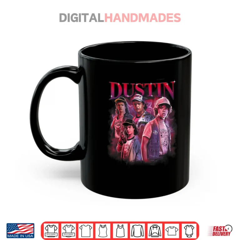 Mug Stranger Things Dustin Shirt