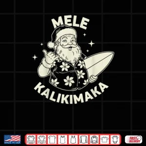 Christmas Mele Kalikimaka Santa Shaka Hawaii Shirt 4 Design Christmas Mele Kalikimaka Santa Shaka Hawaii Shirt