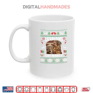 Mug Lesbians Eat What Funny Shocked Cats Christmas Ugly Style Shirt