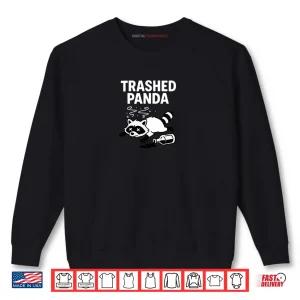 Sweatshirt Trashed Panda Shirt