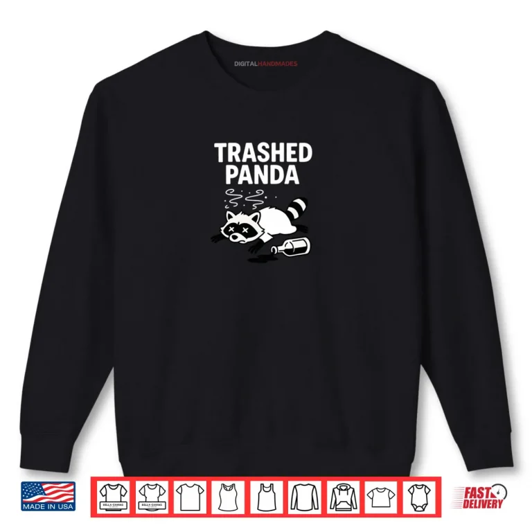 Sweatshirt Trashed Panda Shirt