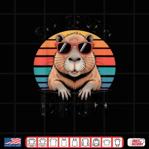 Design Six Seven Bruh 6 7 Meme Capybara Shirt