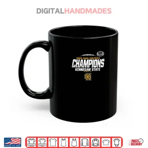 Mug Kennesaw State Owls C USA Champs 2025 Football Locker Room Shirt 1