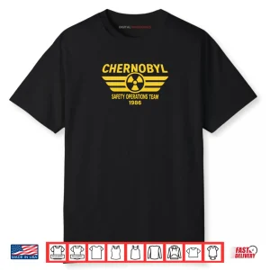 Chernobyl Safety Operations Team 1986 Radioactive Logo Shirt