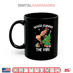 Mug Youre Ruining The Vibe Christmas Marcus The Worm Xmas Shirt