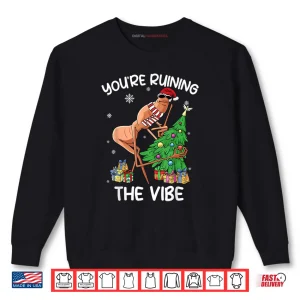 Sweatshirt Youre Ruining The Vibe Christmas Marcus The Worm Xmas Shirt