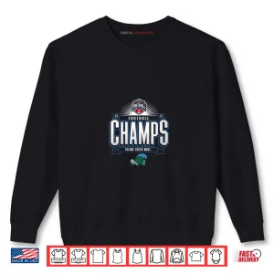 Sweatshirt Tulane Green Wave AAC Champs 2025 Football Locker Room Shirt