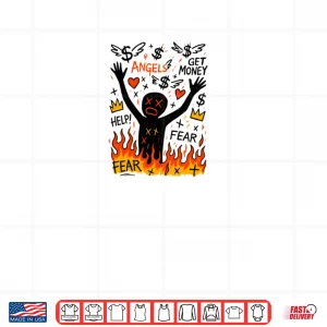 Design Money or Friends Streetwear Graphic Shirt