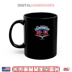 Mug Georgia vs Alabama SEC Champsionship 2025 Football Shirt