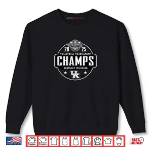 Sweatshirt Kentucky Wildcats SEC Champs 2025 Volleyball Shirt